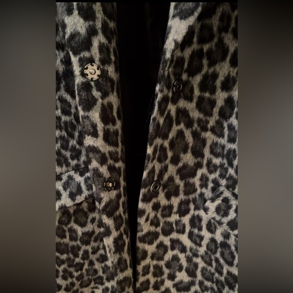 XXS Pink Martini Grey Animal Print Jacket - Picture 5 of 9